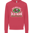 An Old Man With a Tractor Farmer Funny Mens Sweatshirt Jumper Heliconia