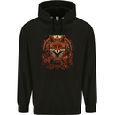 An Ornate Polygon Fantasy Fox Childrens Kids Hoodie Black