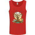 An Owl and Fox Tree Nature Ecology Mens Vest Tank Top Red
