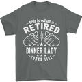 An Retired Dinner Lady Looks Like Mens T-Shirt Cotton Gildan Charcoal