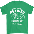 An Retired Dinner Lady Looks Like Mens T-Shirt Cotton Gildan Irish Green