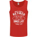 An Retired Dinner Lady Looks Like Mens Vest Tank Top Red
