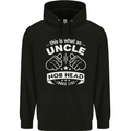 An Uncle Nob Head Looks Like Uncle's Day Mens 80% Cotton Hoodie Black