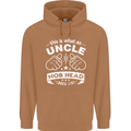 An Uncle Nob Head Looks Like Uncle's Day Mens 80% Cotton Hoodie Caramel Latte