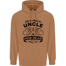 An Uncle Nob Head Looks Like Uncle's Day Mens 80% Cotton Hoodie Caramel Latte