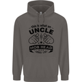 An Uncle Nob Head Looks Like Uncle's Day Mens 80% Cotton Hoodie Charcoal
