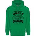 An Uncle Nob Head Looks Like Uncle's Day Mens 80% Cotton Hoodie Irish Green