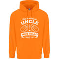 An Uncle Nob Head Looks Like Uncle's Day Mens 80% Cotton Hoodie Orange