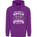 An Uncle Nob Head Looks Like Uncle's Day Mens 80% Cotton Hoodie Purple