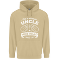An Uncle Nob Head Looks Like Uncle's Day Mens 80% Cotton Hoodie Sand