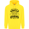 An Uncle Nob Head Looks Like Uncle's Day Mens 80% Cotton Hoodie Yellow