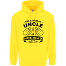An Uncle Nob Head Looks Like Uncle's Day Mens 80% Cotton Hoodie Yellow
