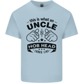 An Uncle Nob Head Looks Like Uncle's Day Mens Cotton T-Shirt Tee Top Light Blue