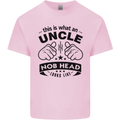 An Uncle Nob Head Looks Like Uncle's Day Mens Cotton T-Shirt Tee Top Light Pink