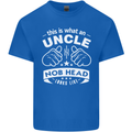 An Uncle Nob Head Looks Like Uncle's Day Mens Cotton T-Shirt Tee Top Royal Blue