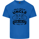An Uncle Nob Head Looks Like Uncle's Day Mens Cotton T-Shirt Tee Top Royal Blue