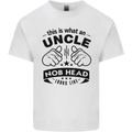 An Uncle Nob Head Looks Like Uncle's Day Mens Cotton T-Shirt Tee Top White
