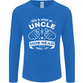 An Uncle Nob Head Looks Like Uncle's Day Mens Long Sleeve T-Shirt Royal Blue