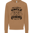 An Uncle Nob Head Looks Like Uncle's Day Mens Sweatshirt Jumper Caramel Latte
