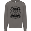 An Uncle Nob Head Looks Like Uncle's Day Mens Sweatshirt Jumper Charcoal