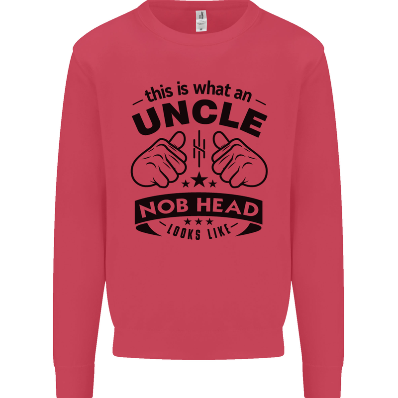 An Uncle Nob Head Looks Like Uncle's Day Mens Sweatshirt Jumper Heliconia