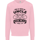 An Uncle Nob Head Looks Like Uncle's Day Mens Sweatshirt Jumper Light Pink
