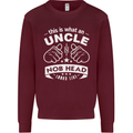 An Uncle Nob Head Looks Like Uncle's Day Mens Sweatshirt Jumper Maroon