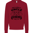 An Uncle Nob Head Looks Like Uncle's Day Mens Sweatshirt Jumper Red