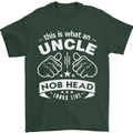 An Uncle Nob Head Looks Like Uncle's Day Mens T-Shirt Cotton Gildan Forest Green