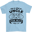 An Uncle Nob Head Looks Like Uncle's Day Mens T-Shirt Cotton Gildan Light Blue