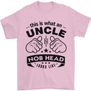 An Uncle Nob Head Looks Like Uncle's Day Mens T-Shirt Cotton Gildan Light Pink
