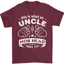 An Uncle Nob Head Looks Like Uncle's Day Mens T-Shirt Cotton Gildan Maroon
