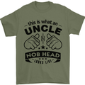An Uncle Nob Head Looks Like Uncle's Day Mens T-Shirt Cotton Gildan Military Green