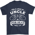 An Uncle Nob Head Looks Like Uncle's Day Mens T-Shirt Cotton Gildan Navy Blue