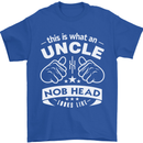 An Uncle Nob Head Looks Like Uncle's Day Mens T-Shirt Cotton Gildan Royal Blue