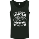An Uncle Nob Head Looks Like Uncle's Day Mens Vest Tank Top Black