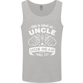 An Uncle Nob Head Looks Like Uncle's Day Mens Vest Tank Top Sports Grey