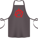 Anarchist Anarchism Logo Symbol Activist Cotton Apron 100% Organic Dark Grey