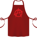 Anarchist Anarchism Logo Symbol Activist Cotton Apron 100% Organic Maroon