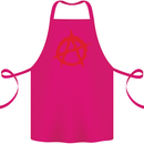 Anarchist Anarchism Logo Symbol Activist Cotton Apron 100% Organic Pink