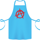 Anarchist Anarchism Logo Symbol Activist Cotton Apron 100% Organic Turquoise