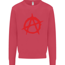 Anarchist Anarchism Logo Symbol Activist Kids Sweatshirt Jumper Heliconia