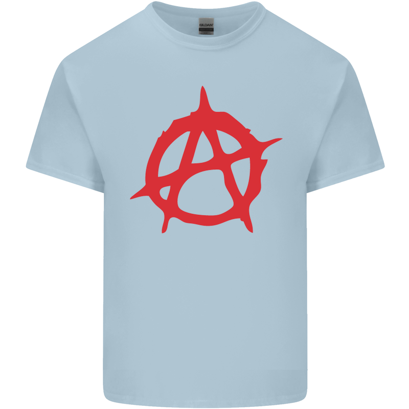 Anarchist Anarchism Logo Symbol Activist Kids T-Shirt Childrens Light Blue