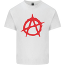 Anarchist Anarchism Logo Symbol Activist Kids T-Shirt Childrens White