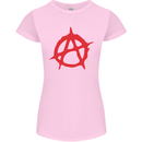 Anarchist Anarchism Logo Symbol Activist Womens Petite Cut T-Shirt Light Pink
