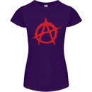Anarchist Anarchism Logo Symbol Activist Womens Petite Cut T-Shirt Purple