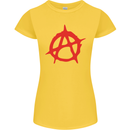 Anarchist Anarchism Logo Symbol Activist Womens Petite Cut T-Shirt Yellow