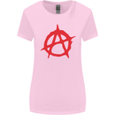 Anarchist Anarchism Logo Symbol Activist Womens Wider Cut T-Shirt Light Pink
