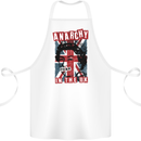 Anarchy in the UK Punk Music Rock Cotton Apron 100% Organic White