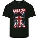 Anarchy in the UK Punk Music Rock Kids T-Shirt Childrens Black